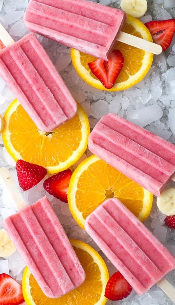 Fruit Smoothie Popsicles