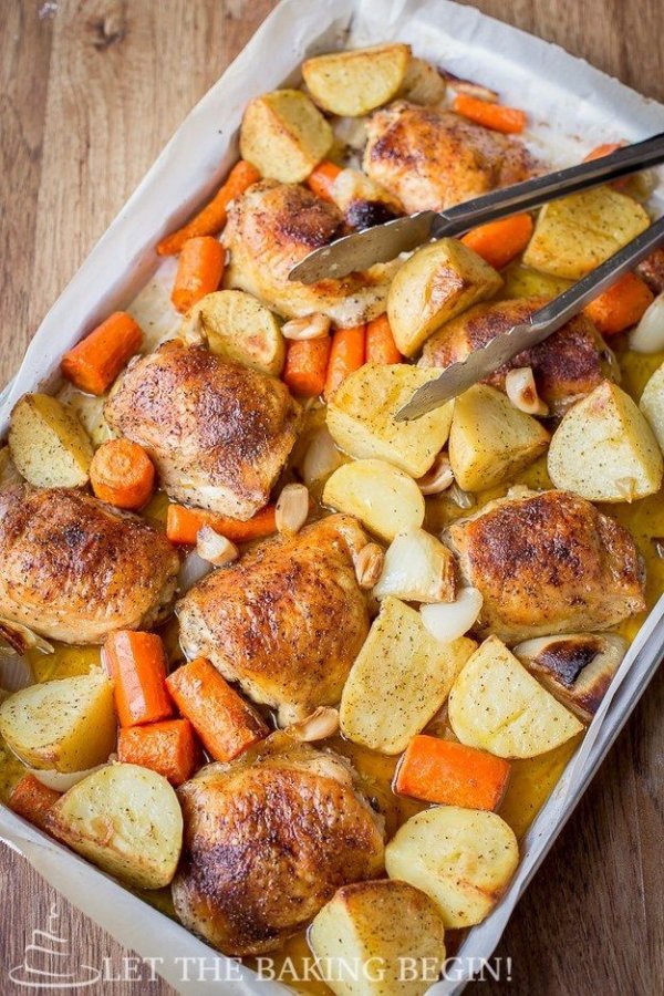 Sheet Pan Chicken and Potatoes