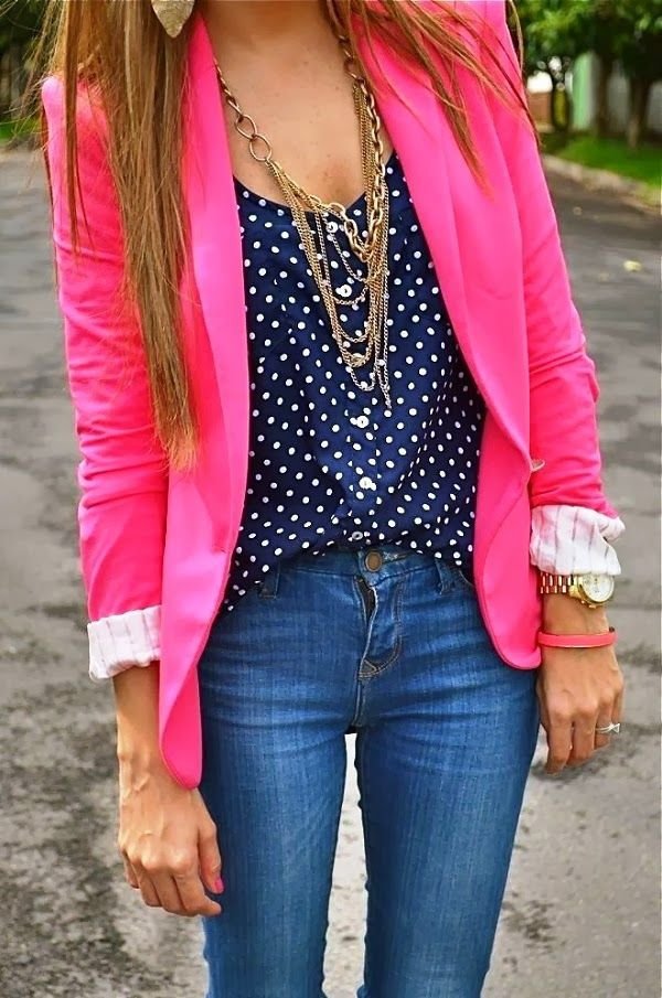 Bright Pink Blazer