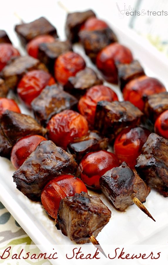 Balsamic Steak Skewers