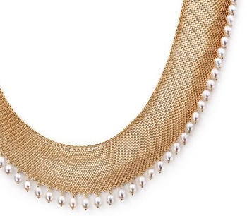 Tiffany Elsa Peretti Mesh Collar Necklace