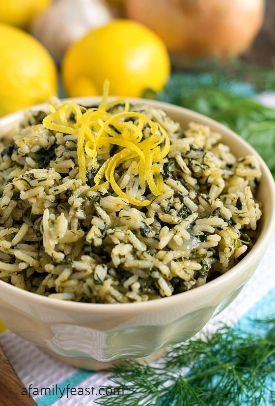 Spanakorizo – Rice with Spinach