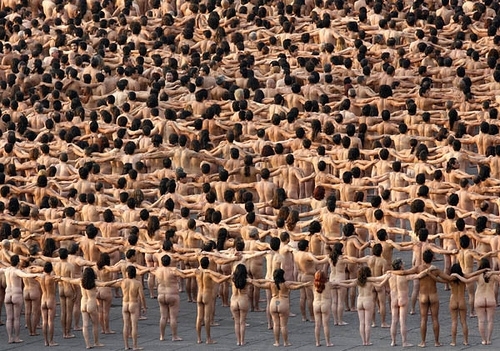 Spencer Tunick Photo Shoot