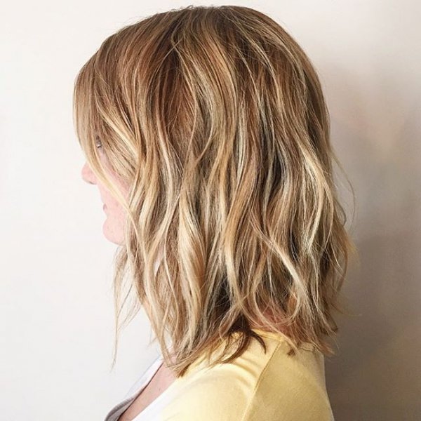 hair, blond, hairstyle, woman, layered hair,