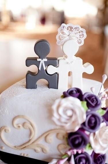 Puzzle Cake Topper