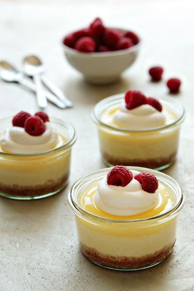 Lemon Cheesecake in a Jar