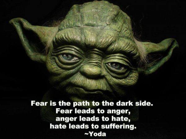 yoda quotes fear