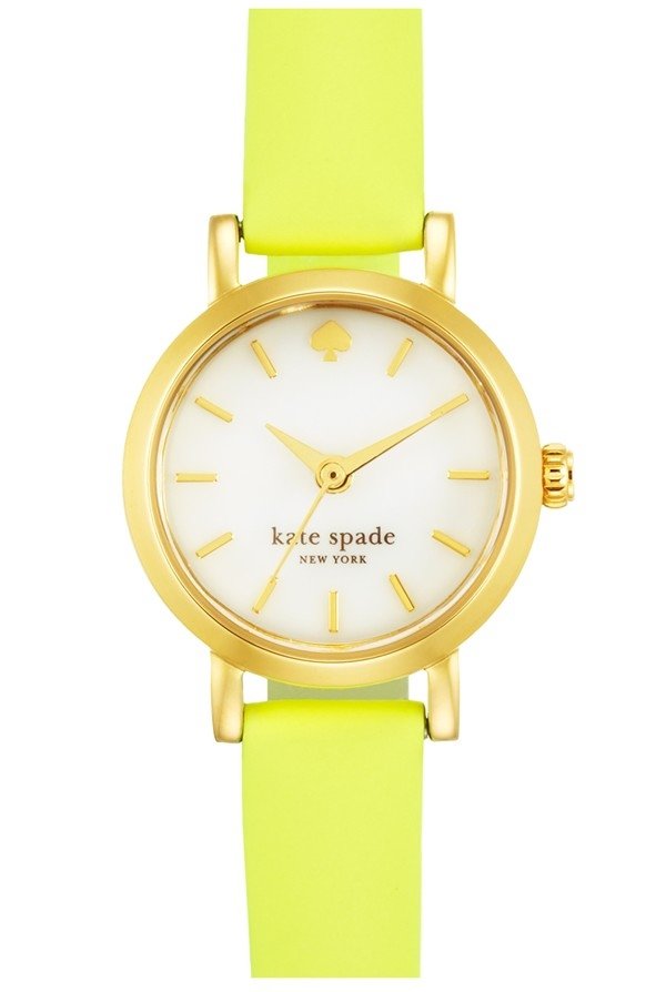 Kate Spade ‘Tiny Metro’ Leather Strap Watch