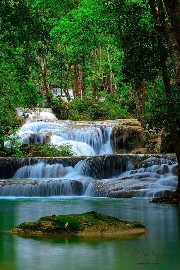 Erawan Waterfall, Thailand