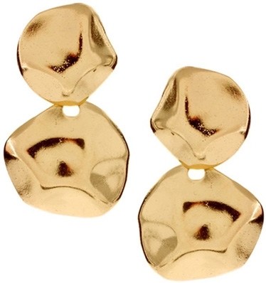 Asos Domed Nugget Drop Earrings