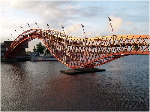 Spoorwegbassin Pedestrian Bridge, the Netherlands