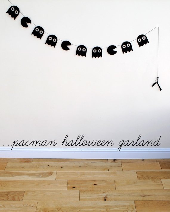 Pacman Halloween Garland