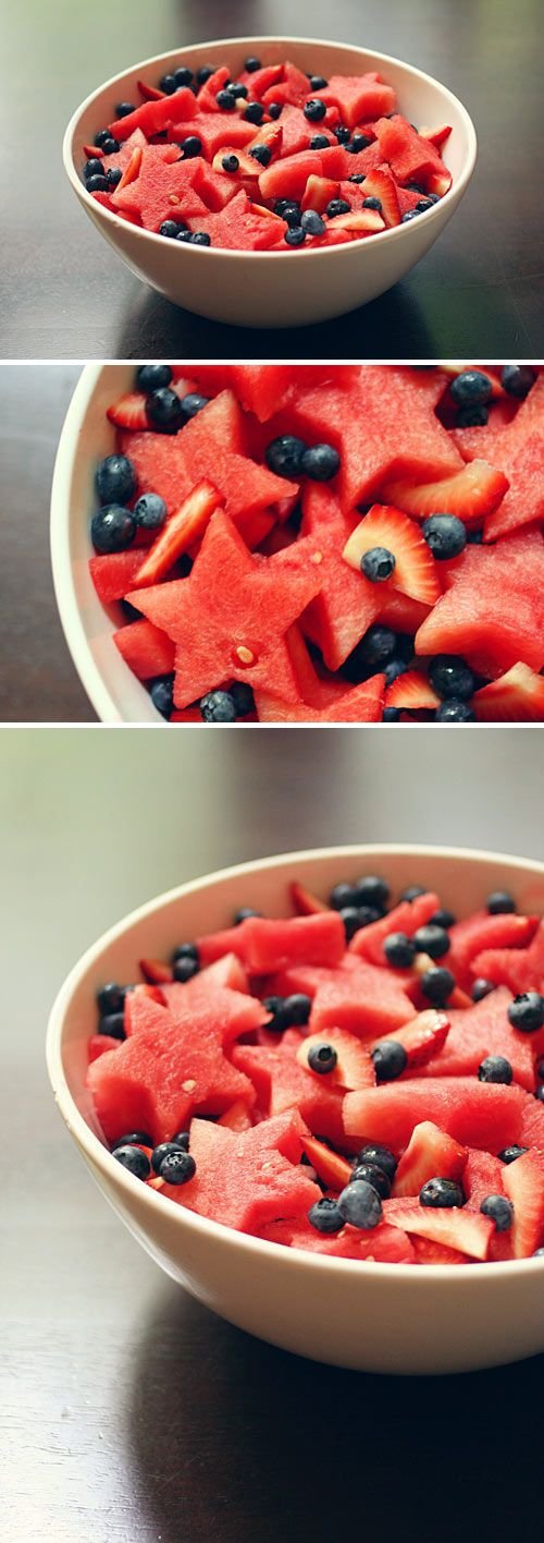 Star Shaped Watermelon Salad