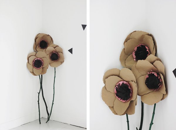 Kraft Paper Flowers