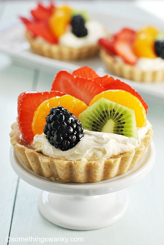 Rainbow Fruit Tartlets