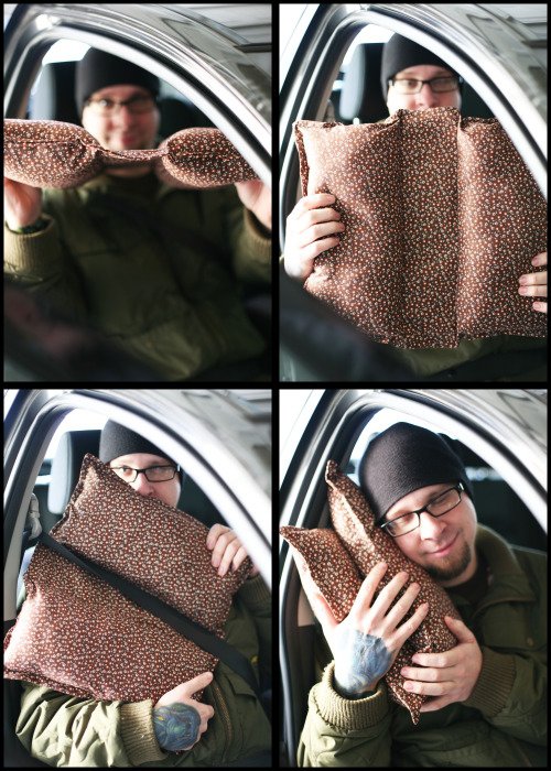 Make This Fab Pillow if You're Going on a Road Trip