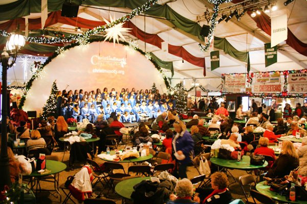 Christkindlmarket in Bethlehem, Pennsylvania