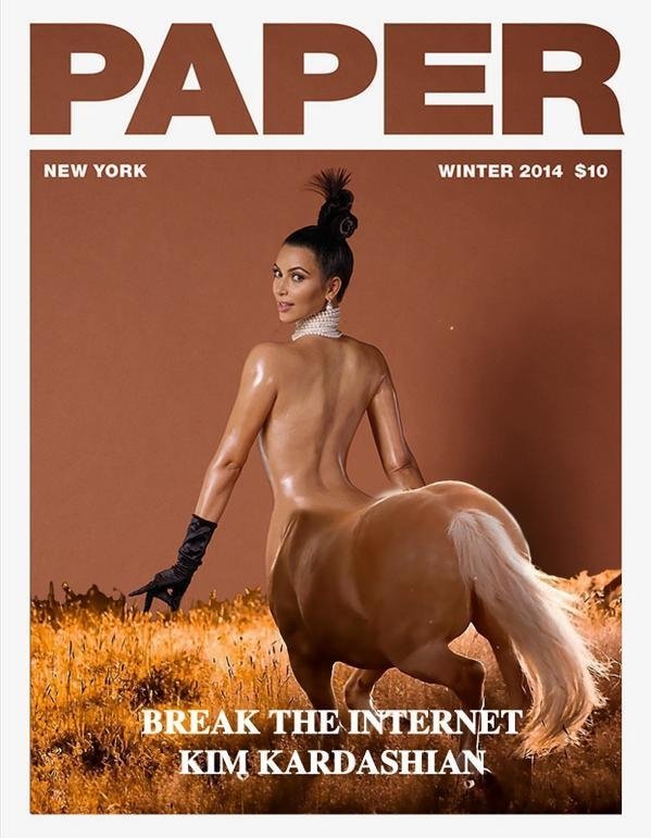 Kim K's Magazine Cover