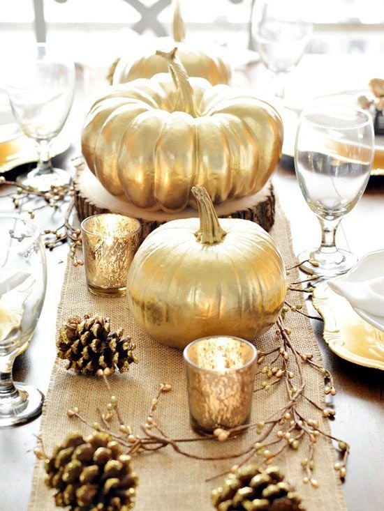 Metallic Pumpkins