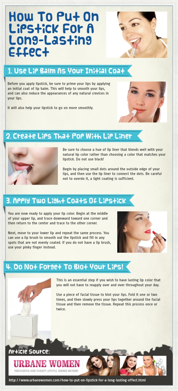 How to Put on Lipstick for a Long-Lasting Effect