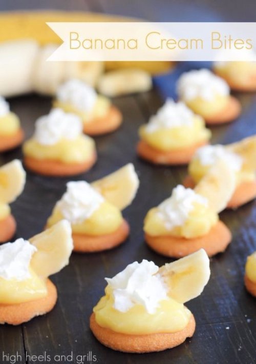 Banana Cream Bites