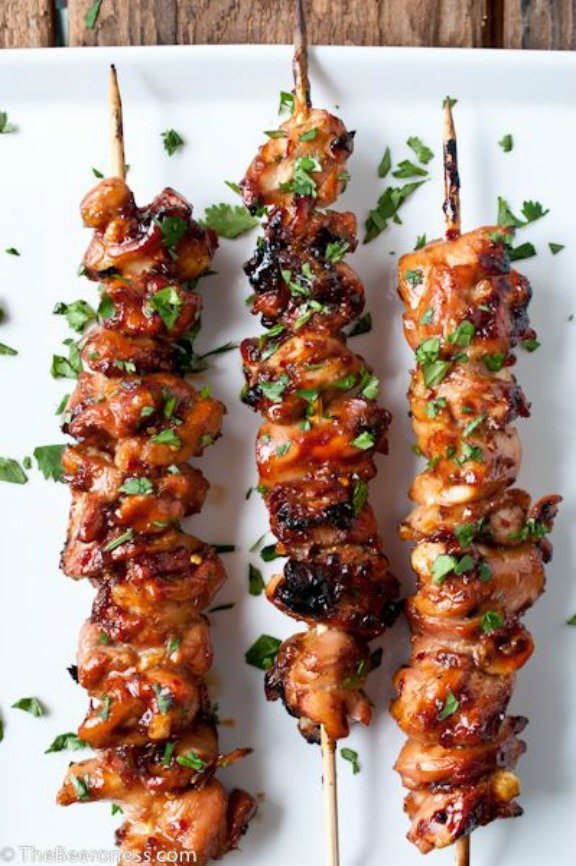 Grilled Chicken Skewers