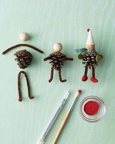 Pine Cone Figures