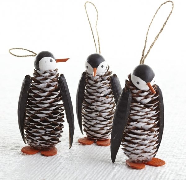 Pine Cone Penguins