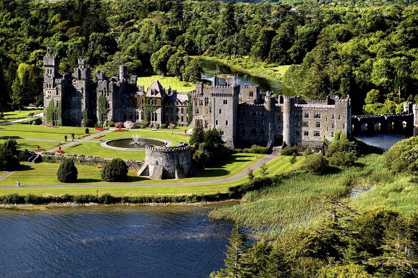 The Ashford Castle in Cong, Ireland