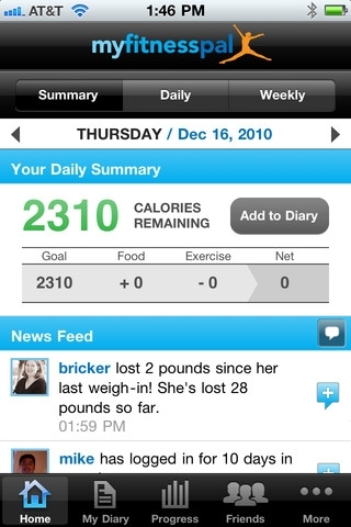 Calorie Counter & Diet Tracker by MyFitnessPal