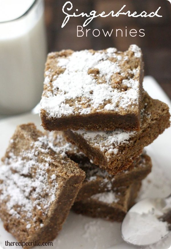 Gingerbread Brownies