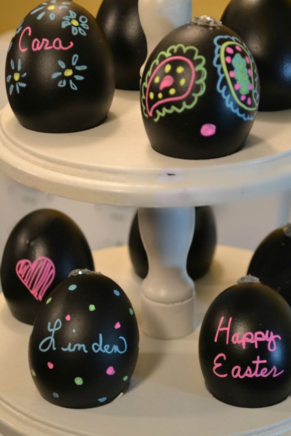 Chalkboard Easter Eggs