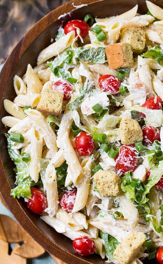 Chicken Caesar Pasta Salad