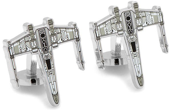 X-Wing Starfighter Blueprint Cufflinks