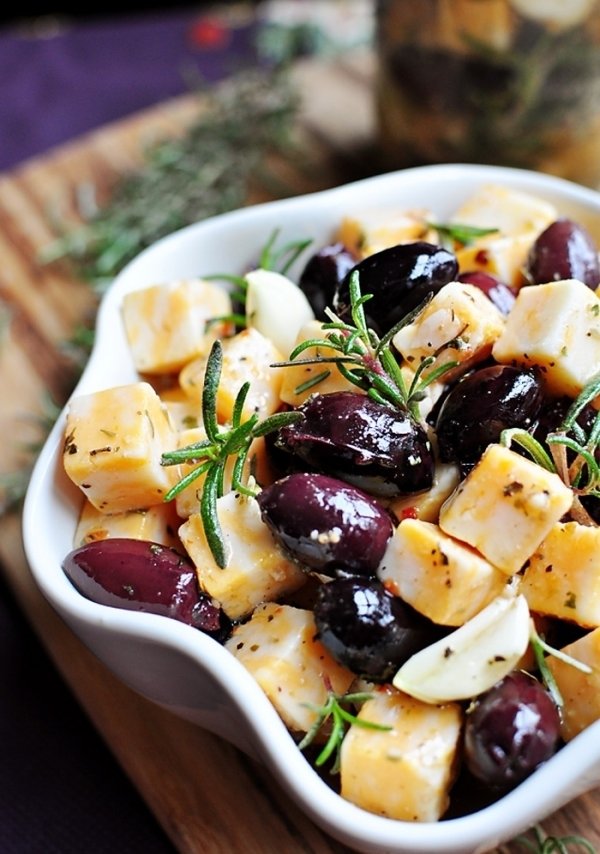 Olives and Cheese