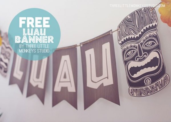 Luau Banner