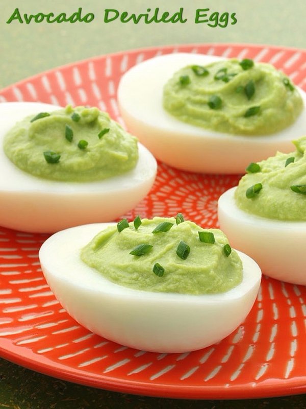 Avocado Deviled Eggs