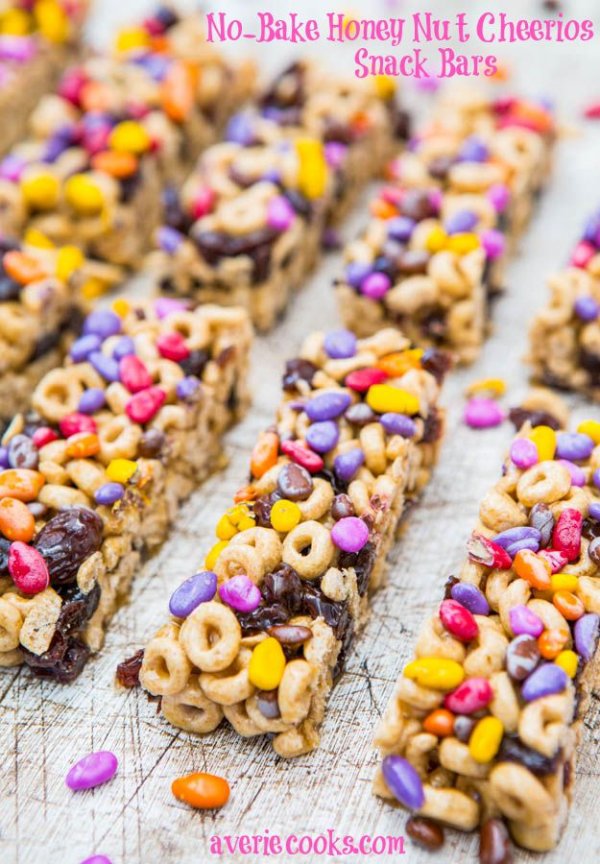 No Bake Honey Nut Cheerios Bars