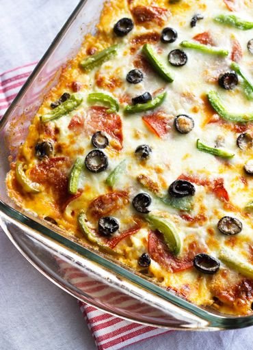 Turkey Zucchini Pizza Lasagna