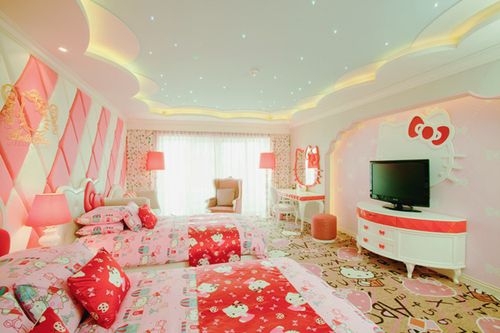 Hello Kitty Overload. Hotel Jeju, South Korea