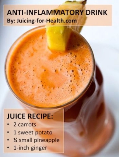 An anti-INFLAMMATORY DRINK for Good Health