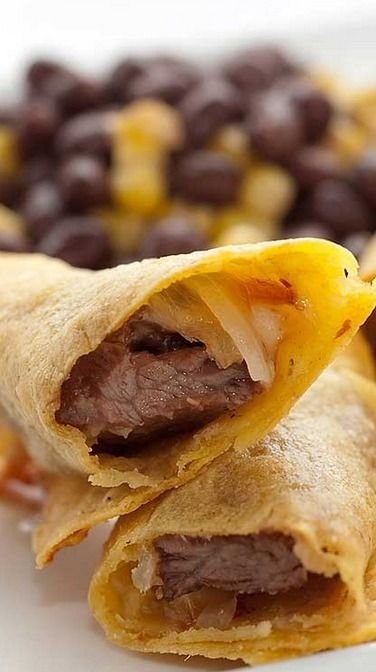 Steak and Pepperjack Taquitos