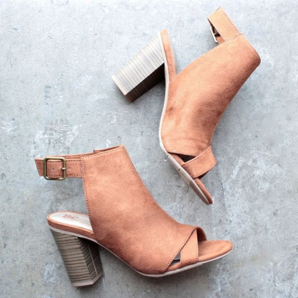 Hello Toes Check out These 28 Peep Toe Booties to Take You from Summer ...