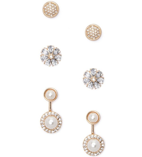 Faux Pearl Ear Jacket Set