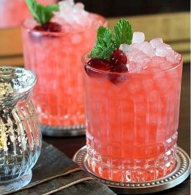 Pomegranate Champagne Punch