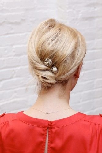 Low Bun with Baubles