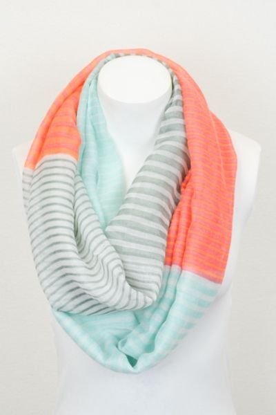 Coral Infinity Scarves