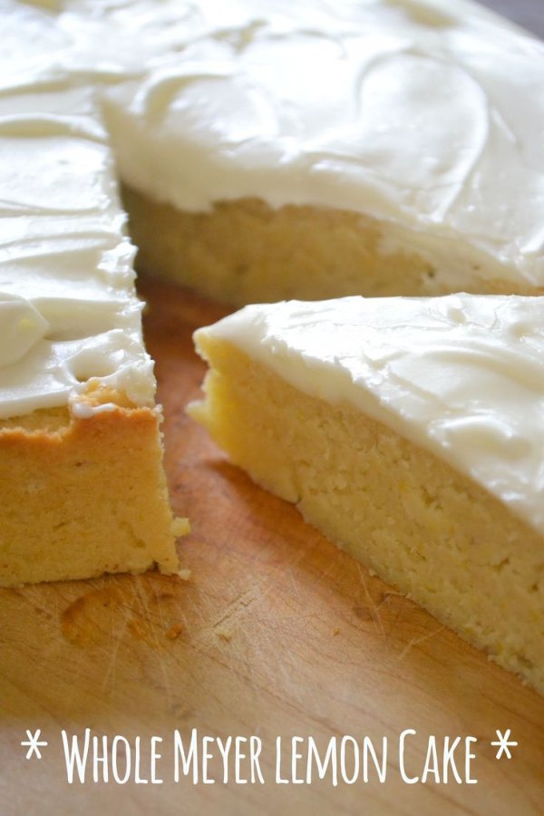 Flourless Whole Meyer Lemon Cake