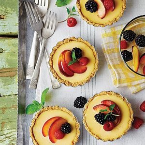 Lemon Mascarpone Icebox Tarts