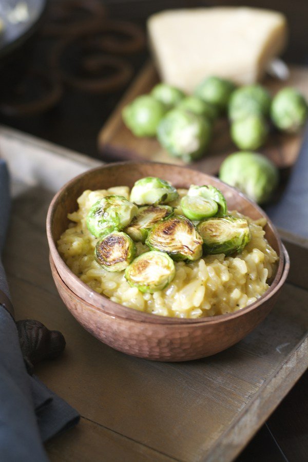 Crispy Pan Seared Brussels Sprouts